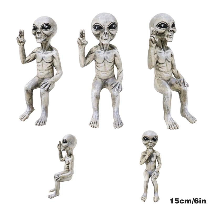 Statue Garden Alien