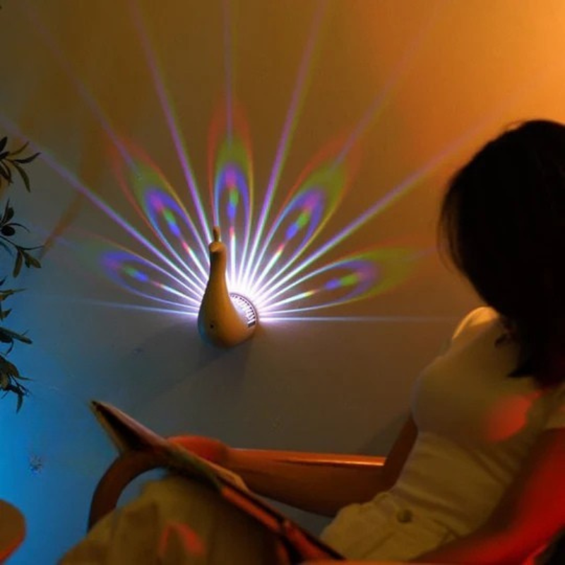 Decorative lamp with remote control and color effects