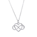 Love Bow Non-biological Sister Necklace Best Friend Necklace