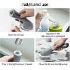 Cleaning brush with long handle