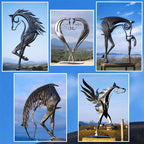 Horse sculpture decoration