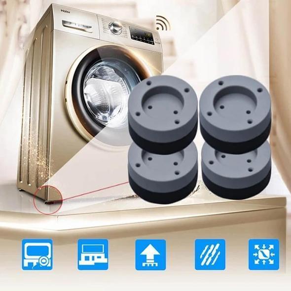 Non-slip and sound-absorbing washing machine feet