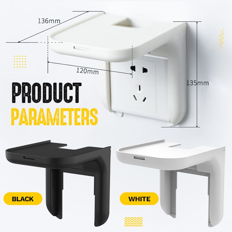 No drilling required socket shelf