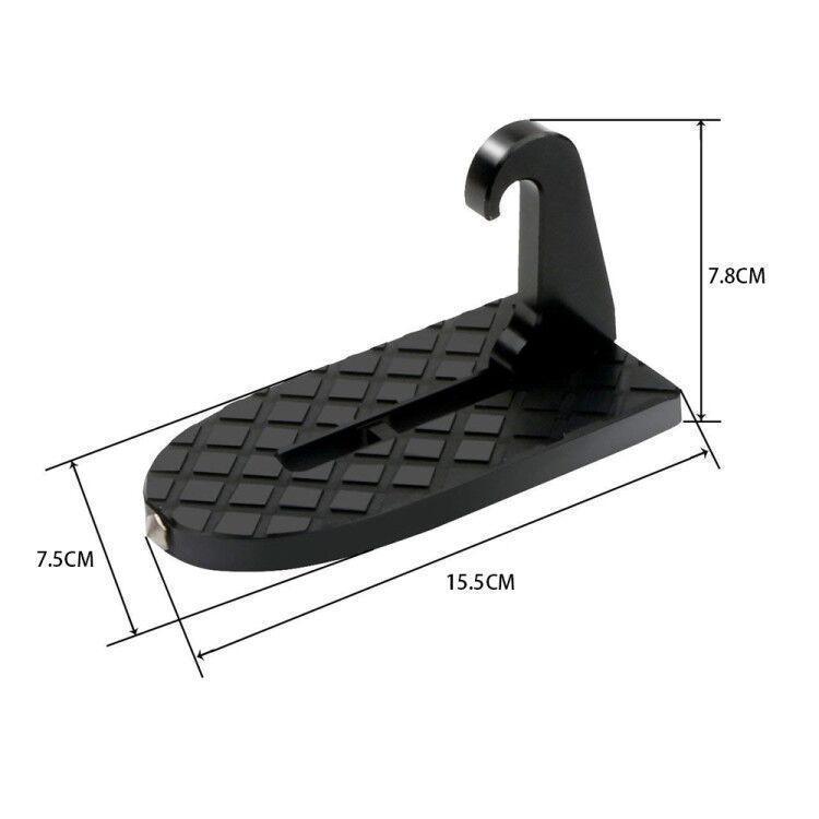U-shaped threshold with security hammer