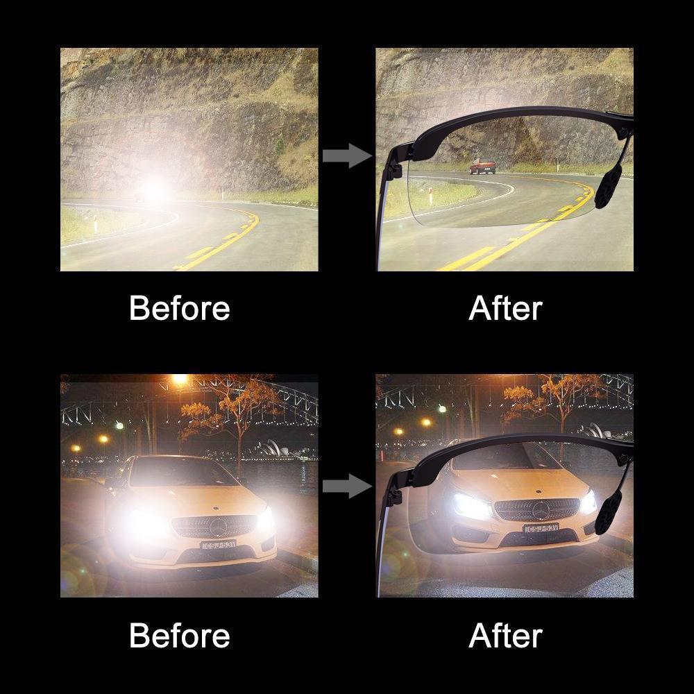 Polarized color-changing sunglasses