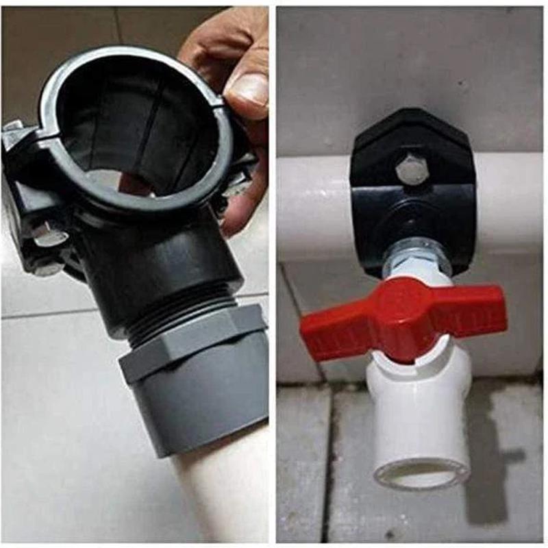 Clamp saddle drain valve
