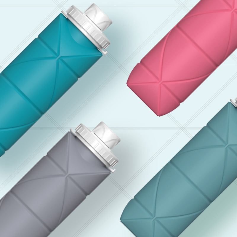 Foldable Water Bottle Made of Silicone