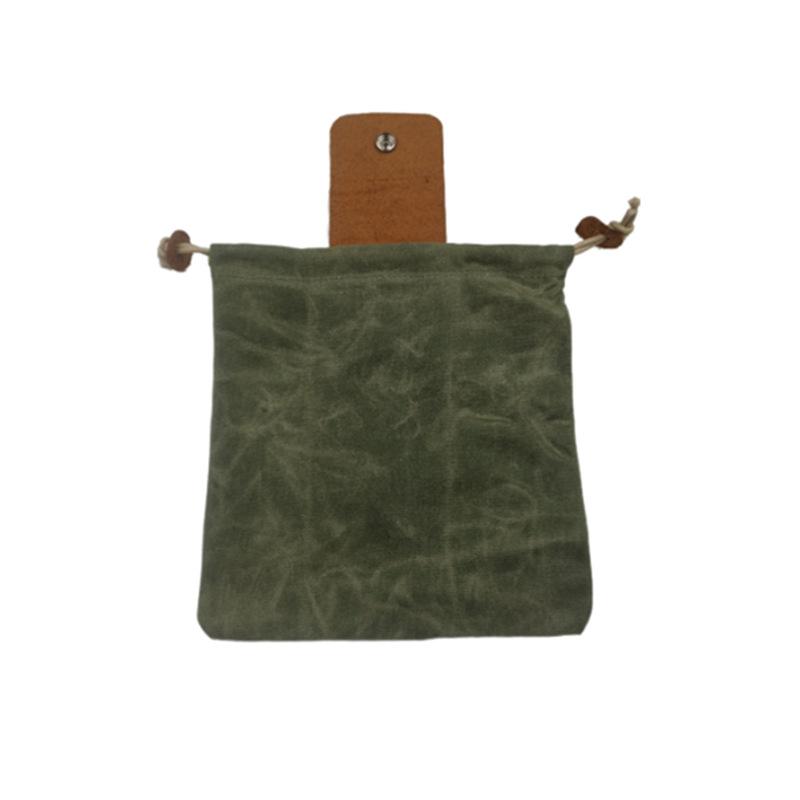 Leather and Sailcloth Bushcraft Bag