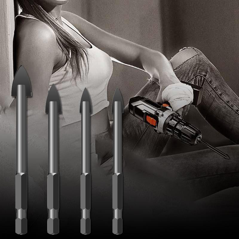 Efficient universal drilling tool (4 pieces)