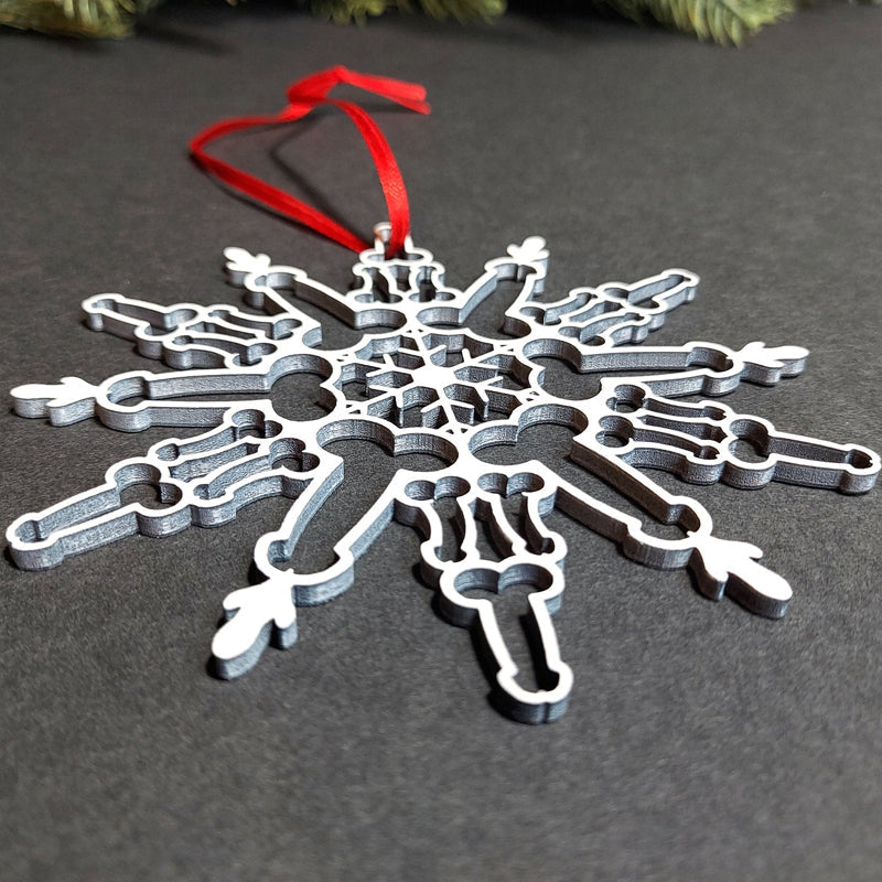 Funnier Snowflake Pendant