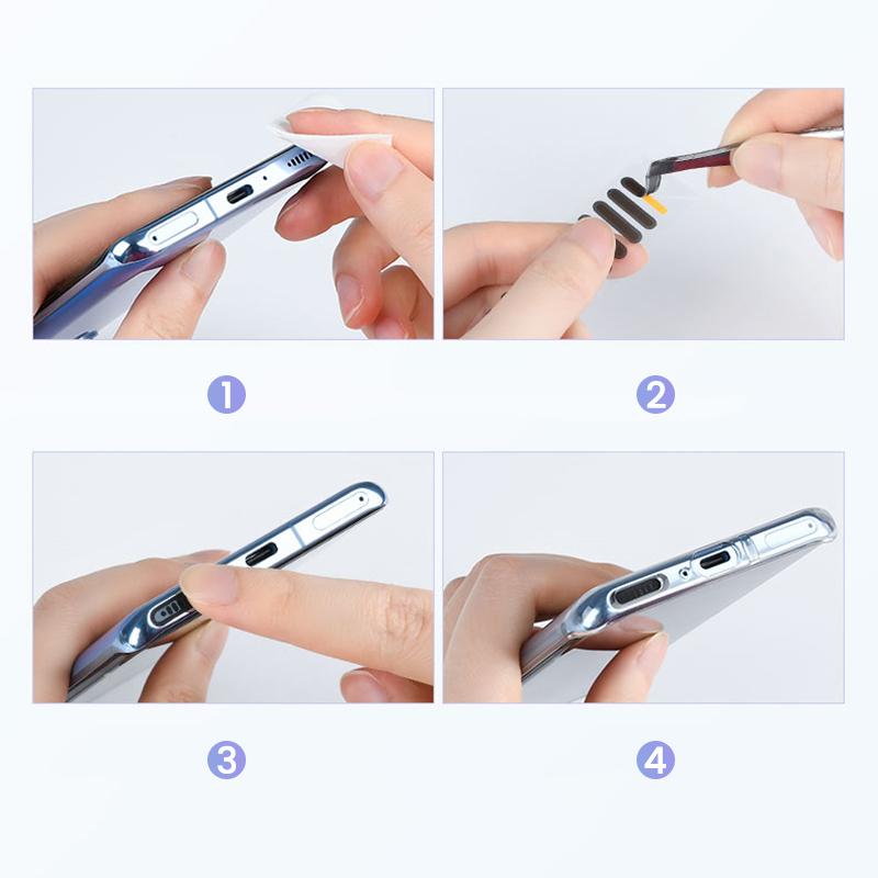 Mobile Phone Dust Protection Net Sticker