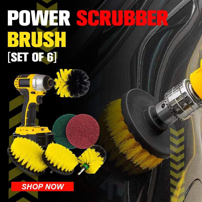 Electric drill brush