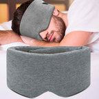 Total Light Blocking – Soft Cotton Comfort – Breathable Fit – Blocks All Light for Travel, Naps & Deep Sleep