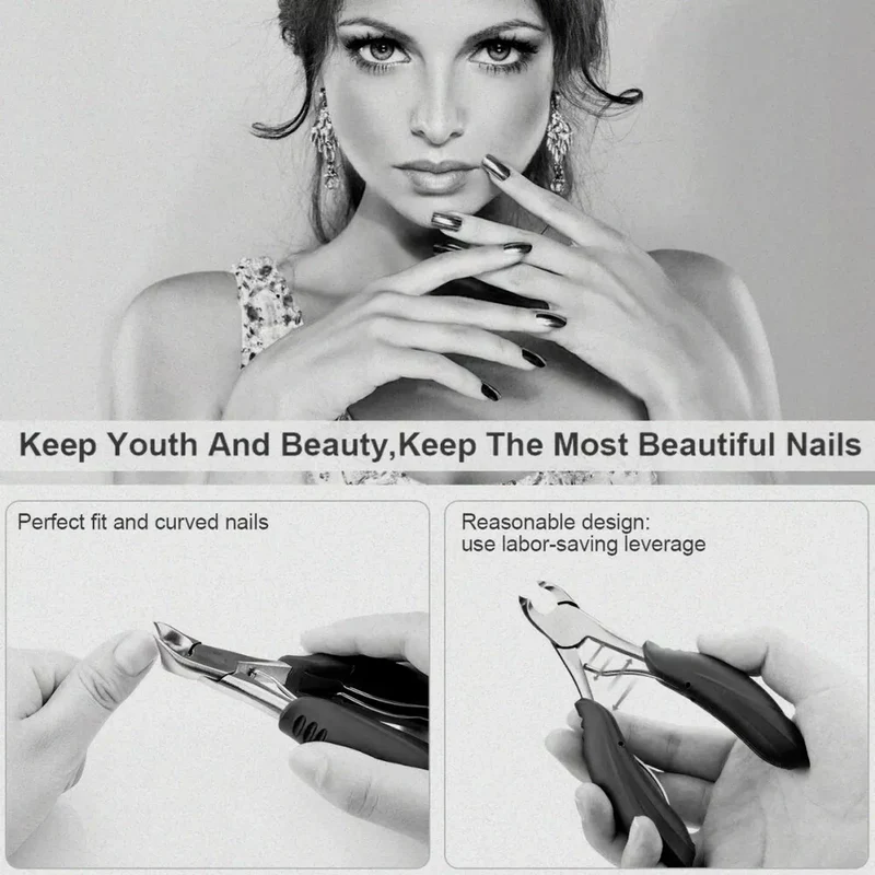 Toenail Clipper for Seniors, Sharp, Ergonomic & Ideal for Thick Nails