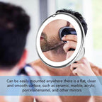 10x magnification LED illuminated makeup mirror