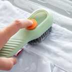 Household brush with soft bristles