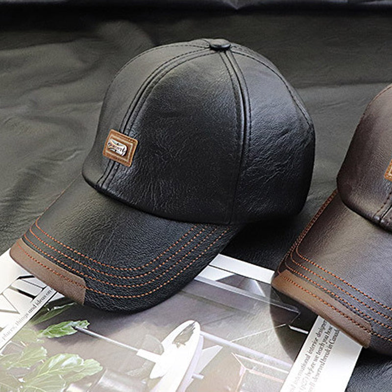 New trendy leather cap