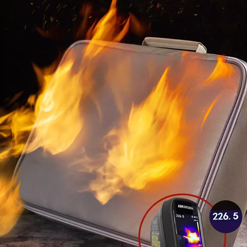Waterproof and fireproof sealable document storage bag