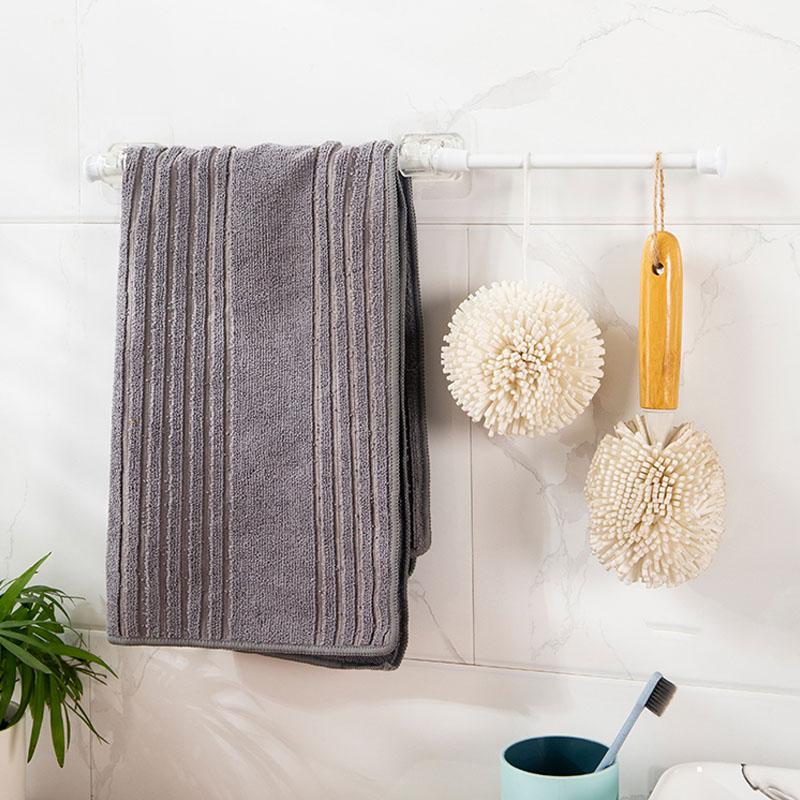 No-Hole Telescopic Curtain Rod