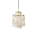 Stylish Vintage Lamp with Shells and Coastal Atmosphere