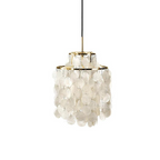 Stylish Vintage Lamp with Shells and Coastal Atmosphere