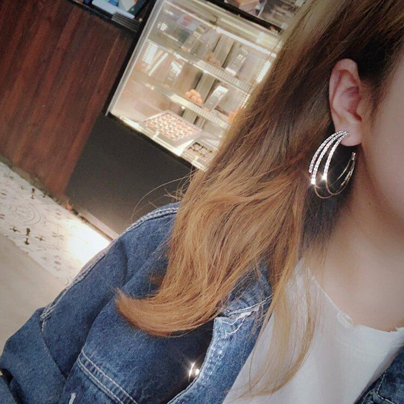 Shining Diamond Earrings