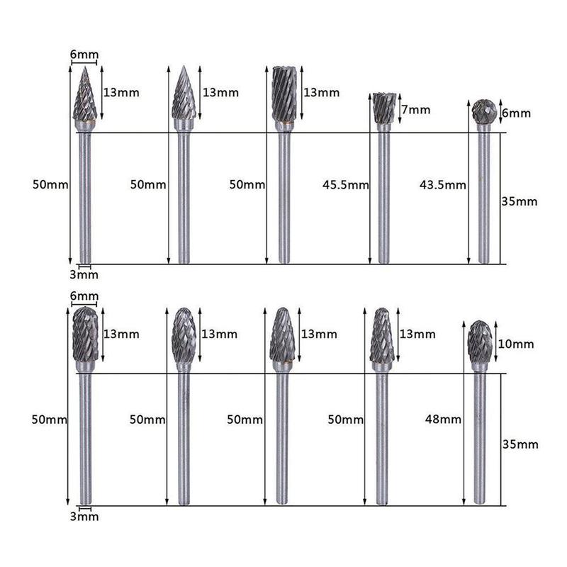 Indexable insert made of tungsten carbide (10 pieces)