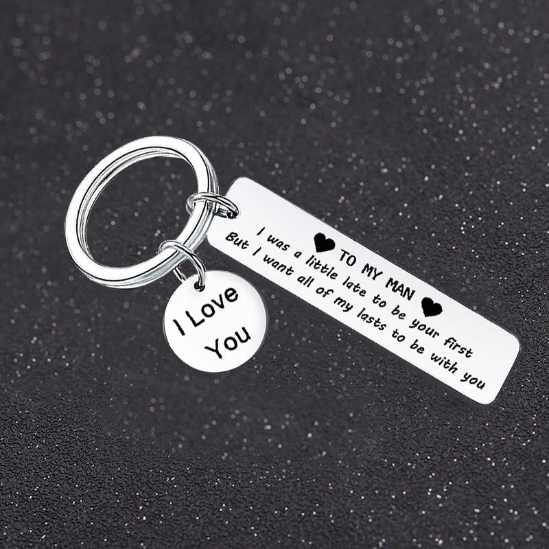 "For my husband I love you" keychain