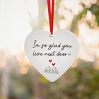 Christmas Heart Hanging Ornament