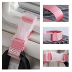 Luggage carrier clip buckle