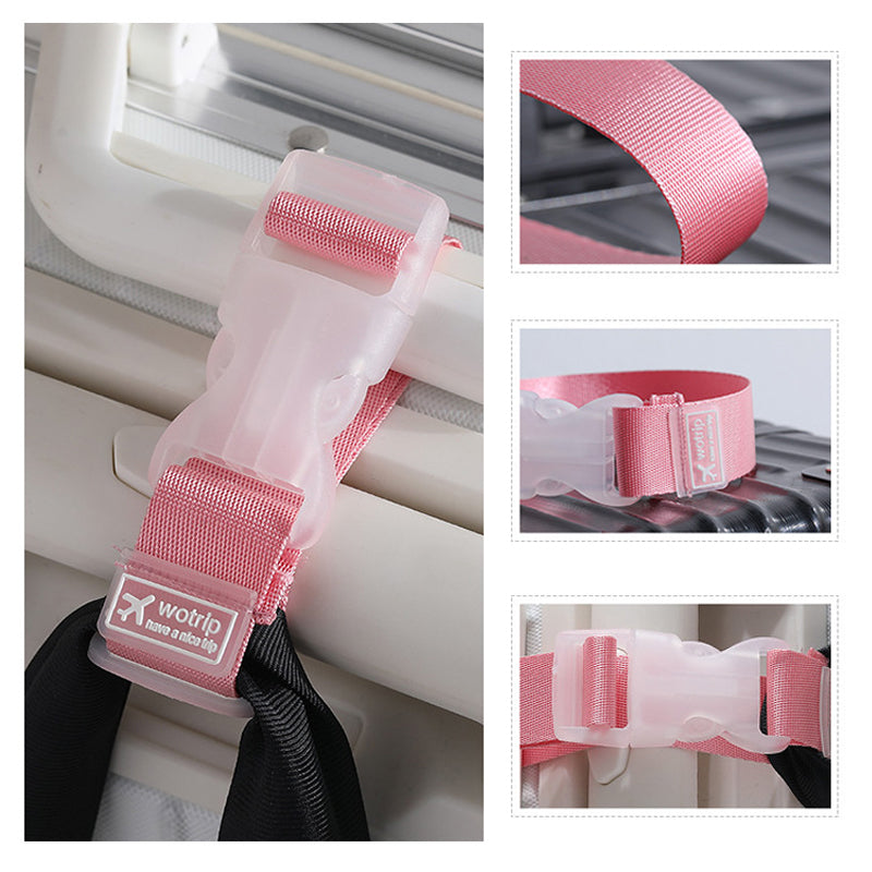 Luggage carrier clip buckle
