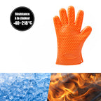 Silicone grips with heat resistance