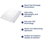 PageGlow | Flat LED Book Light – Glare‑Free Full‑Page Illumination – Slim Portable Design – Eye‑Care for Travellers & Bedtime Readers