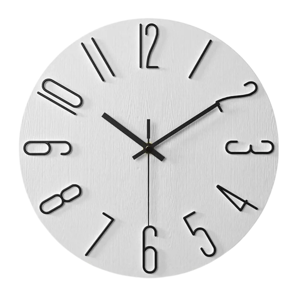 ScandiTick - Elegant Wooden Timepiece