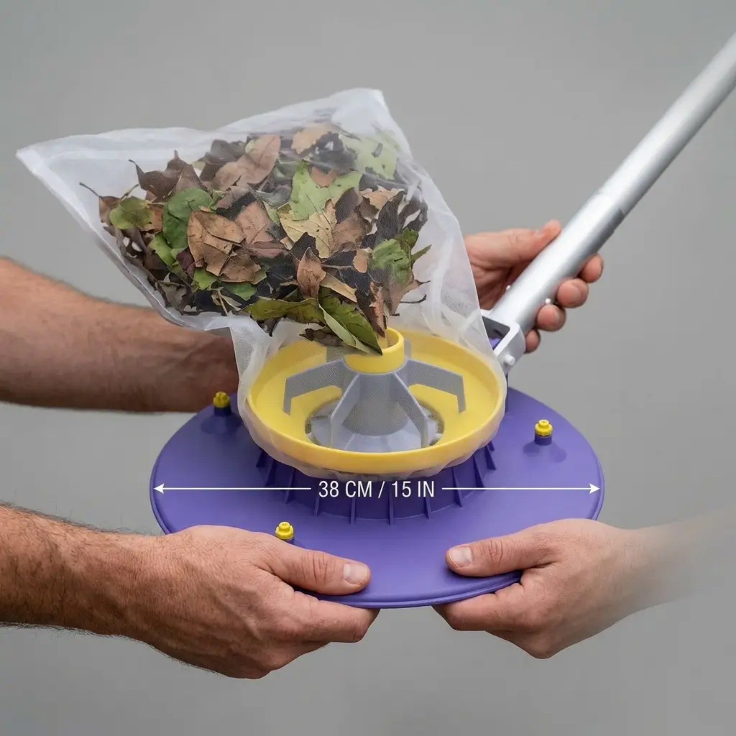Large Pool Leaf Vacuum | Powerful Suction, Easy Maneuverability & Ideal for Inground and Above Ground Swimming Pools
