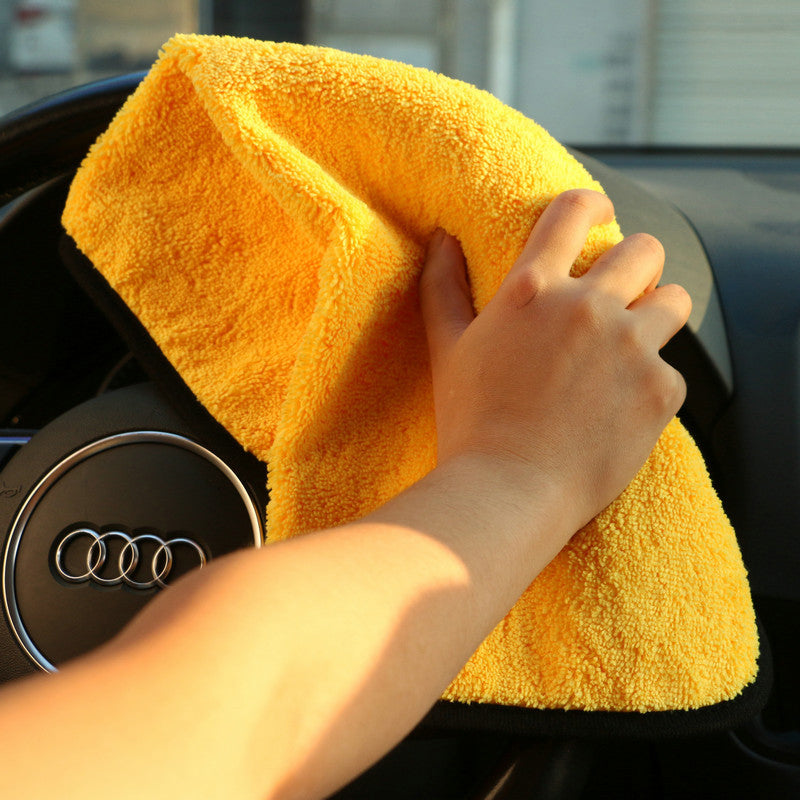 Car towel made of microfiber