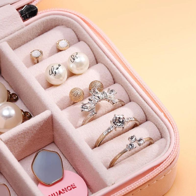 Portable Exquisite Jewelry Storage Box
