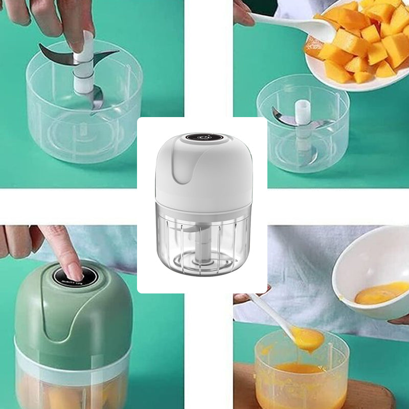 USB rechargeable electric garlic mill