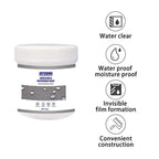 Transparent waterproof coating agent