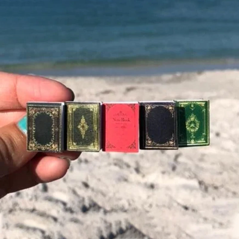 Miniature Book Hairpin Barrette