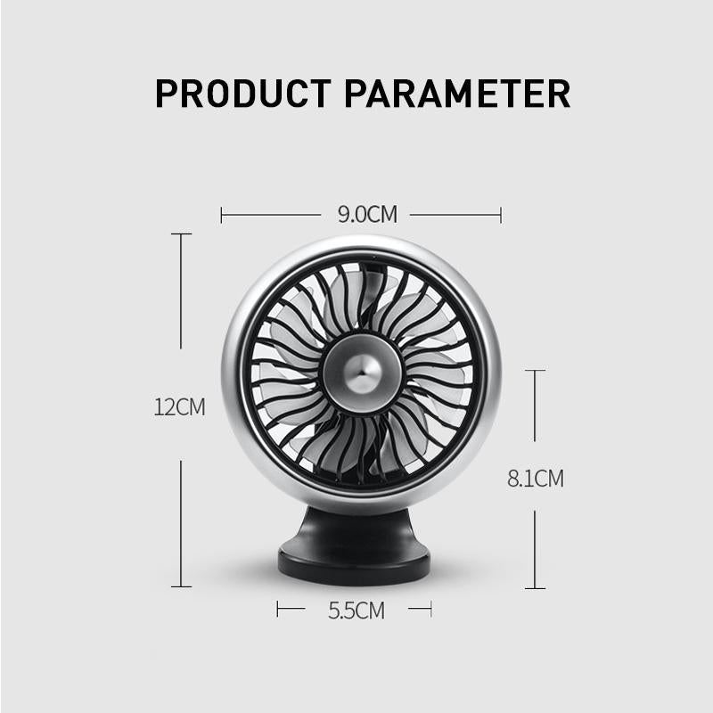 Car Air Outlet USB Fan