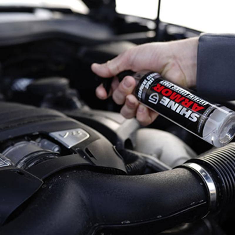 Car interior cleaning spray