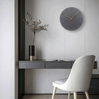 Wooden wall clock with minimalist style and elegance
