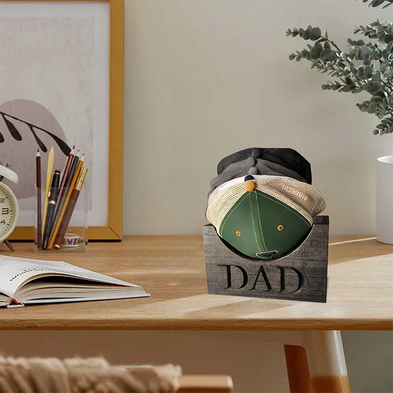 Father Wood Hat Holder
