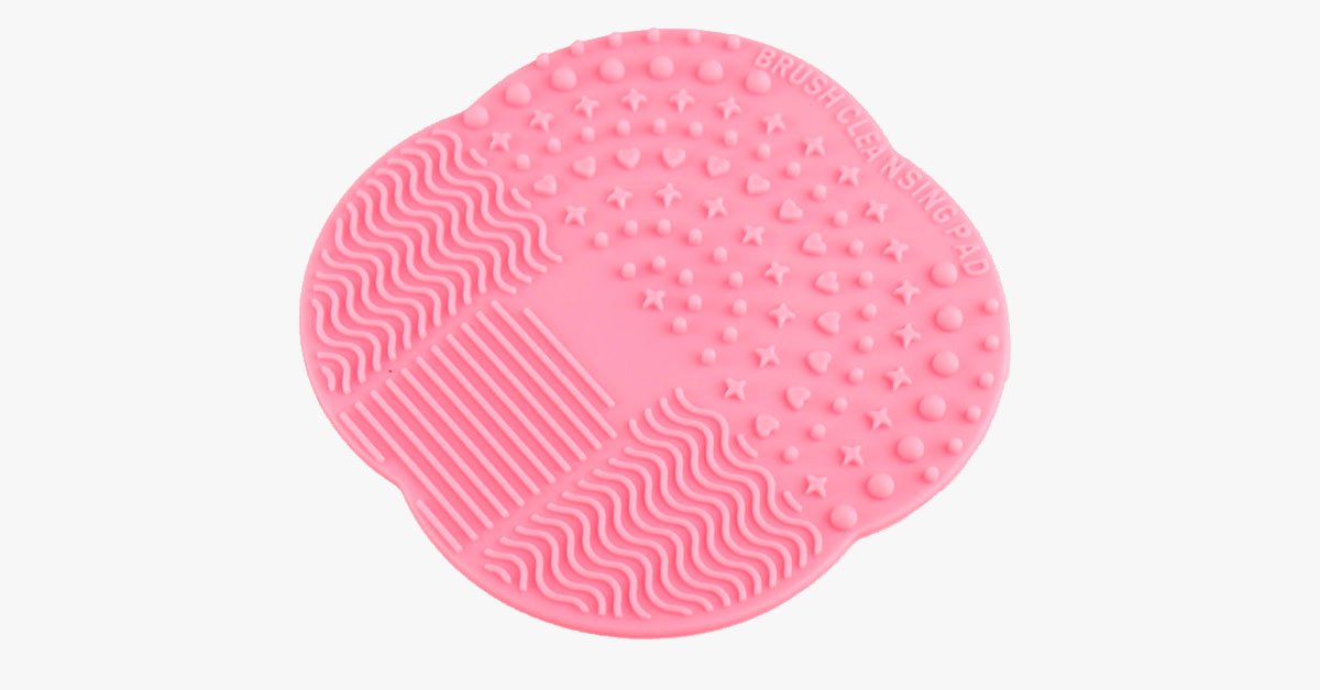 Makeup Brush Cleaning Mat - Keep your makeup brushes clean, healthy, and looking fresh