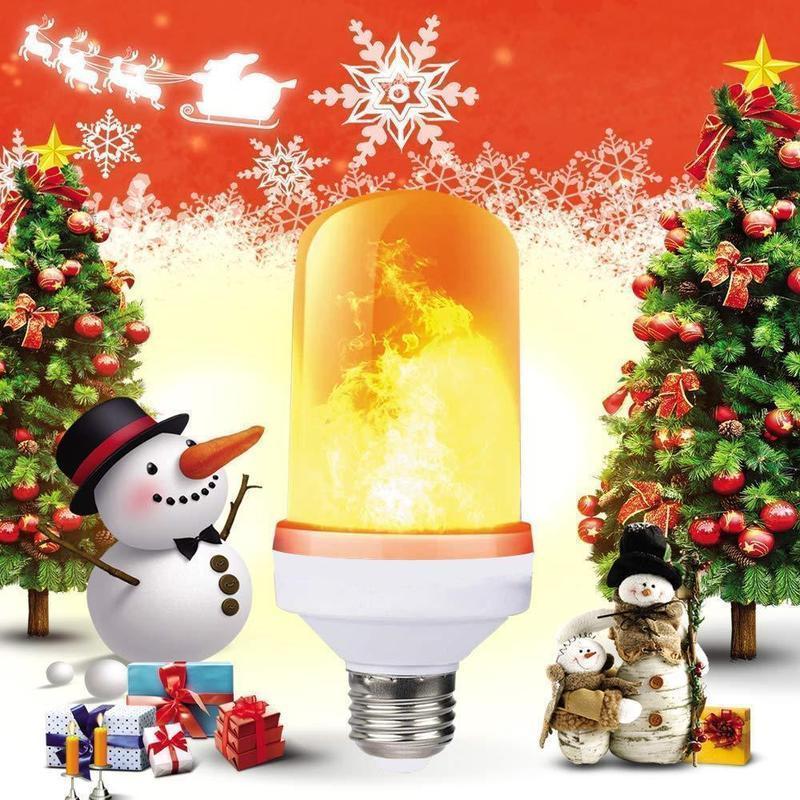 Flame LED Lamp with Gravity Sensor