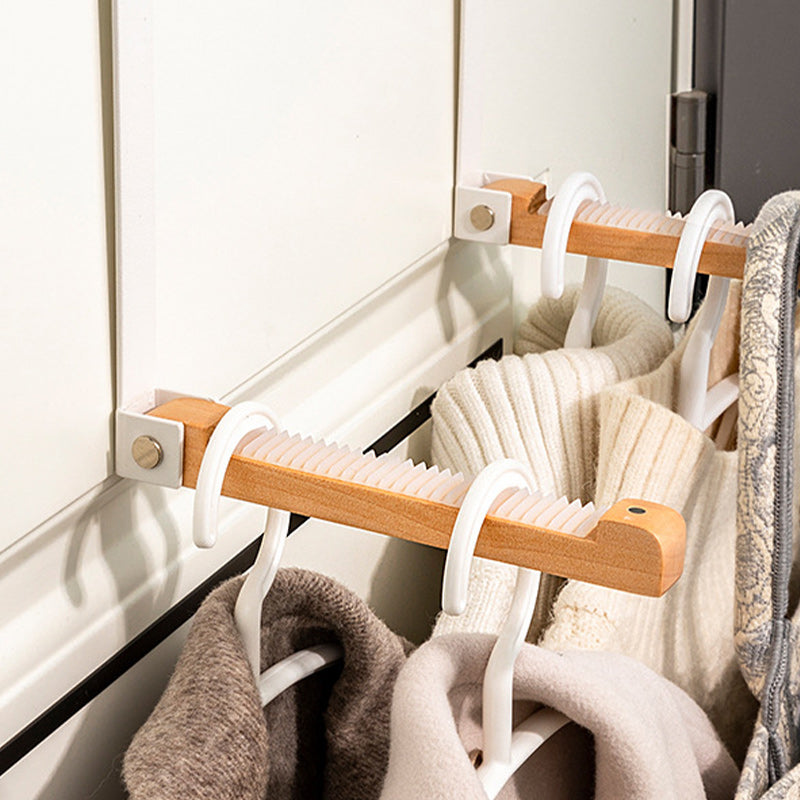 Folding Wood Over The Door Hooks