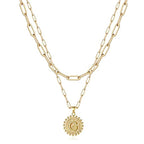 Golden Initial Necklaces for Women