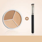 Tri-Color Concealer Palette for Acne Spots and Dark Circles