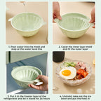 HOMEMADE ICE BOWL CONTAINERS MOLD